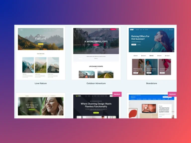 Starter Templates for Small Business Websites | WordPress Websites